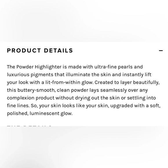 Brand New in Box Jouer Powder Highlighter in Citrine Shimmering Gold Revolve - Picture 4 of 7